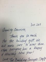 Mobile Concrete Delivery Customer Testimonial from Ed B. in Beth Page, NY