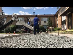 Concrete Delivery For Sidewalk Replacement.